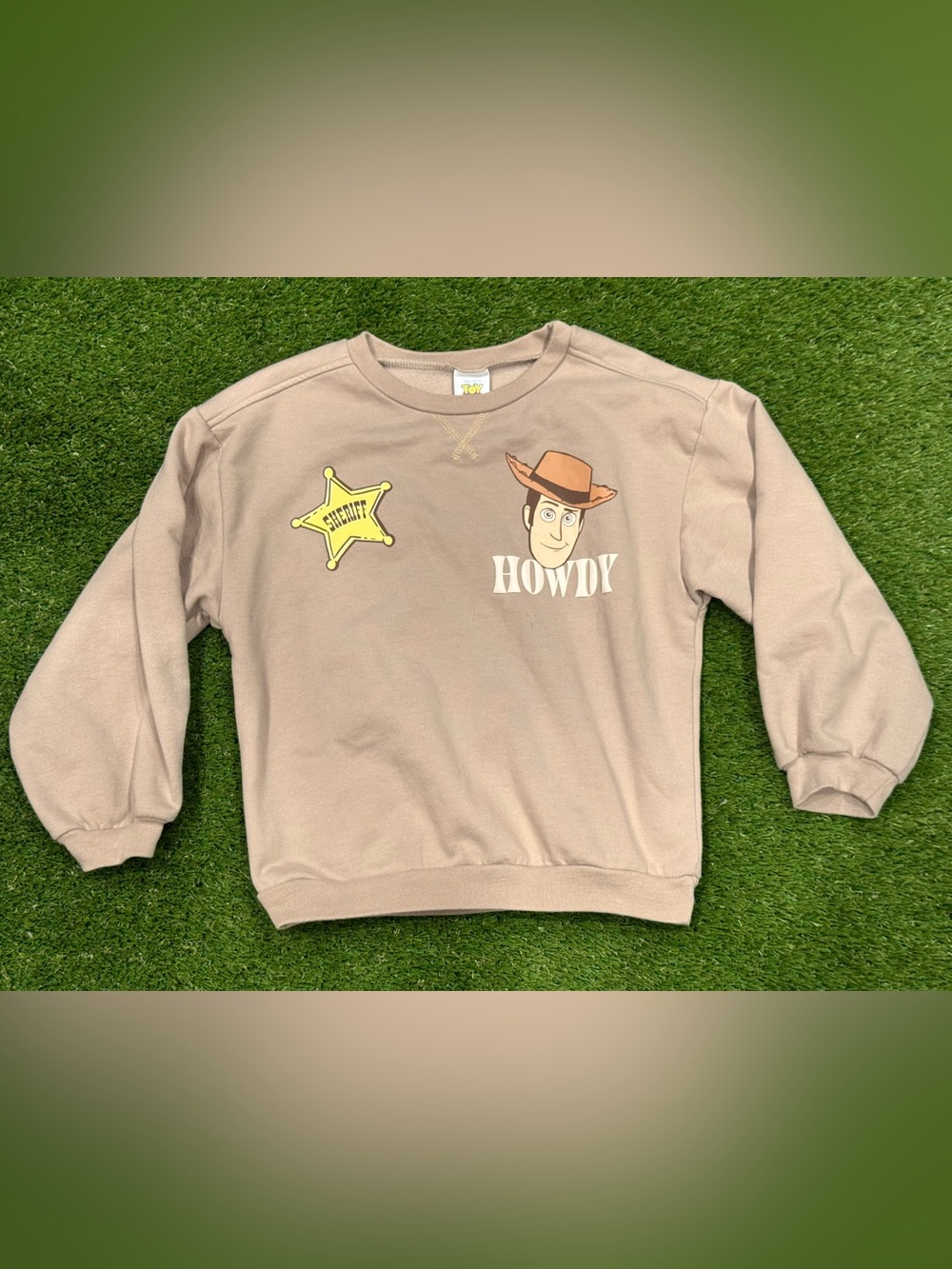 Disney‎ Toy Story Pixar Woody Kids Kids Crewneck Sweater Howdy GOAT Size 6 NWOT
